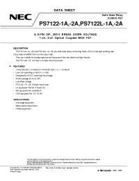 Datasheet  PS7122-1A