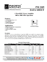 Datasheet  PM2105