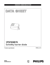 Datasheet  1PS76SB70