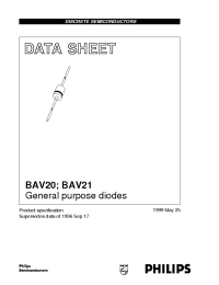 Datasheet  BAV21