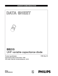 Datasheet  BB215