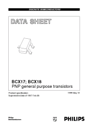 Datasheet  BCX18