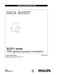 Datasheet  BCX71