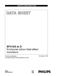 Datasheet  BF410x