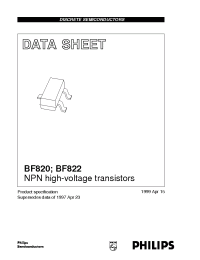 Datasheet  BF820