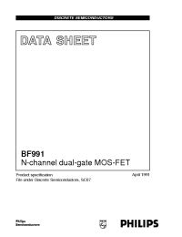 Datasheet  BF991