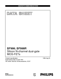Datasheet  BF998