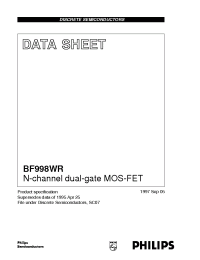Datasheet  BF998WR