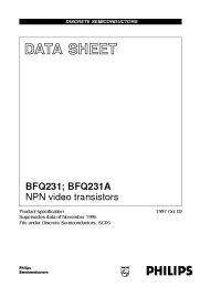 Datasheet  BFQ231