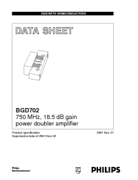 Datasheet  BGD702
