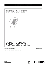 Datasheet  BGD904