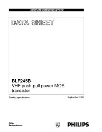 Datasheet  BLF245B