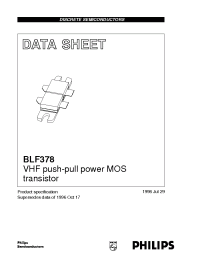 Datasheet  BLF378