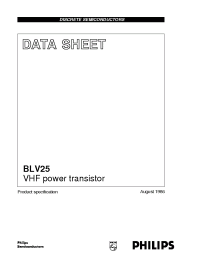 Datasheet  BLV25