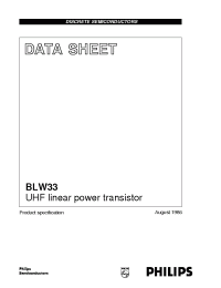 Datasheet  BLW33