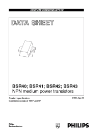 Datasheet  BSR40