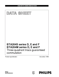 Datasheet  BTA204S