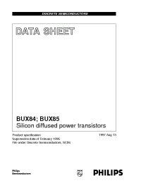Datasheet  BUX85