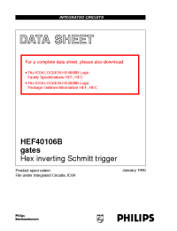 Datasheet  HEF40106B