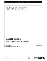 Datasheet  MAX810