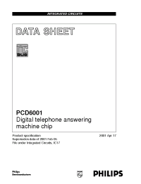 Datasheet  PCD6001