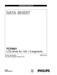 Datasheet  PCF8801