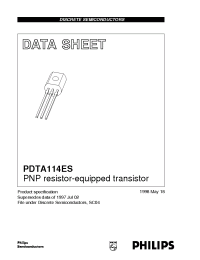 Datasheet  PDTA114ES