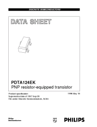 Datasheet  PDTA124EK