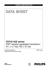 Datasheet  PDTA143Z