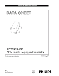 Datasheet  PDTC123JEF