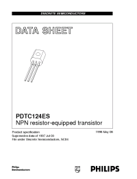 Datasheet  PDTC124ES