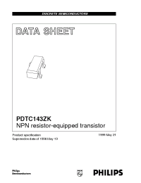 Datasheet  PDTC143ZK