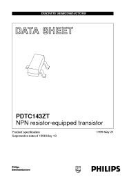 Datasheet  PDTC143ZT