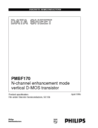 Datasheet  PMBF170