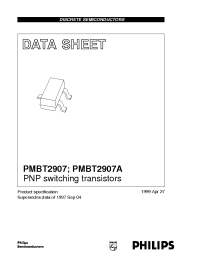 Datasheet  PMBT2907