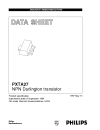 Datasheet  PXTA27