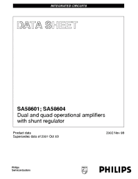 Datasheet  SA58601
