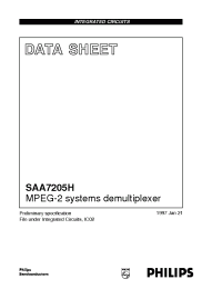 Datasheet  SAA7205H