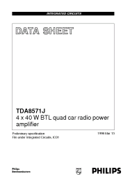 Datasheet  TDA8571J