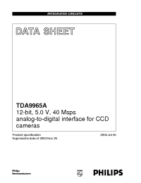 Datasheet  TDA9965A