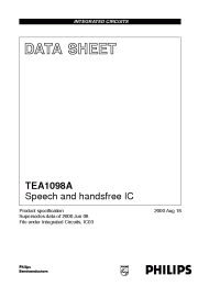 Datasheet  TEA1098A