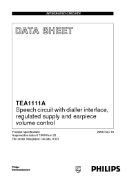 Datasheet  TEA1111A