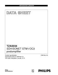 Datasheet  TZA3034