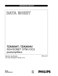 Datasheet  TZA3034U