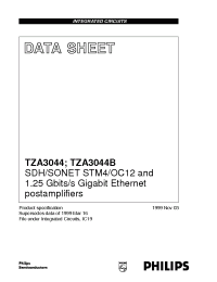 Datasheet  TZA3044