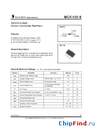 Datasheet  MCK100-8