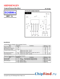 Datasheet  D2SB80A