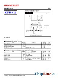 Datasheet  KU10N16