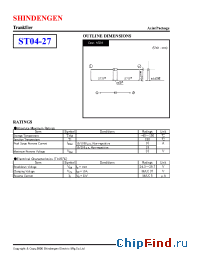 Datasheet  ST04-27