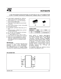 Datasheet  HCF4047B